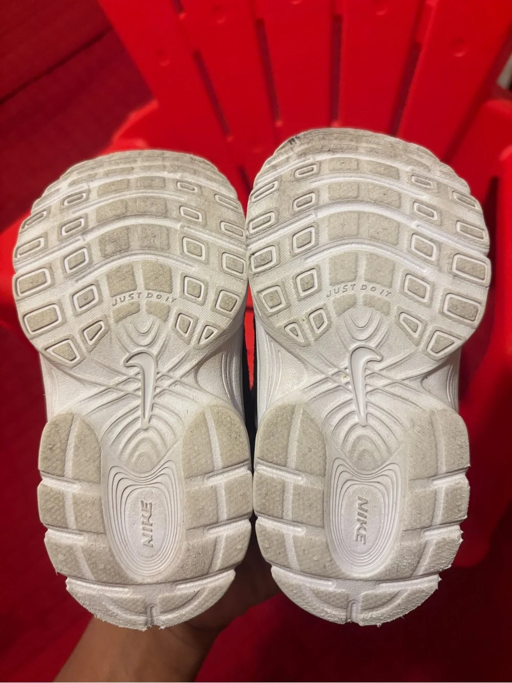 Nike Kids Sneakers Trio in White, Black, and Pink